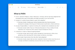 The PARA Method in Workflowy