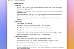 Strata is a Minimal Native Outliner for MacOS
